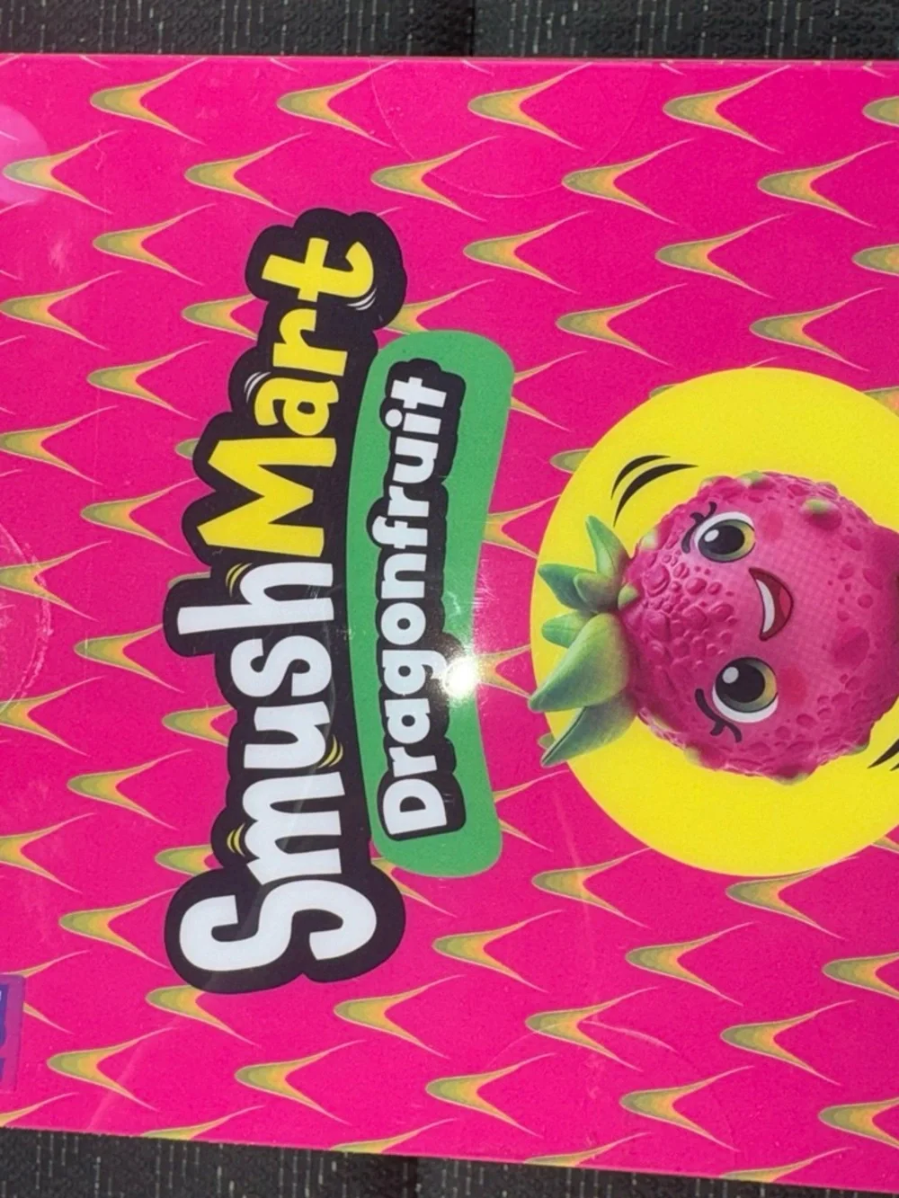 SmushMart Dragonfruit Squishy Toy - Bright Pink & Green